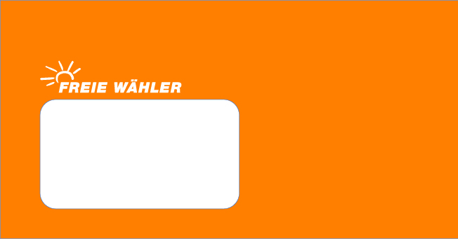 FREIE WÄHLER - Briefumschläge
