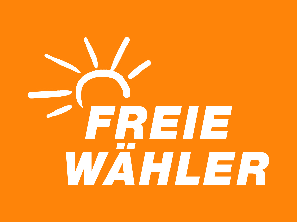 FREIE WÄHLER - Outdoor Aufkleber 7,1 x 9,6 cm 
