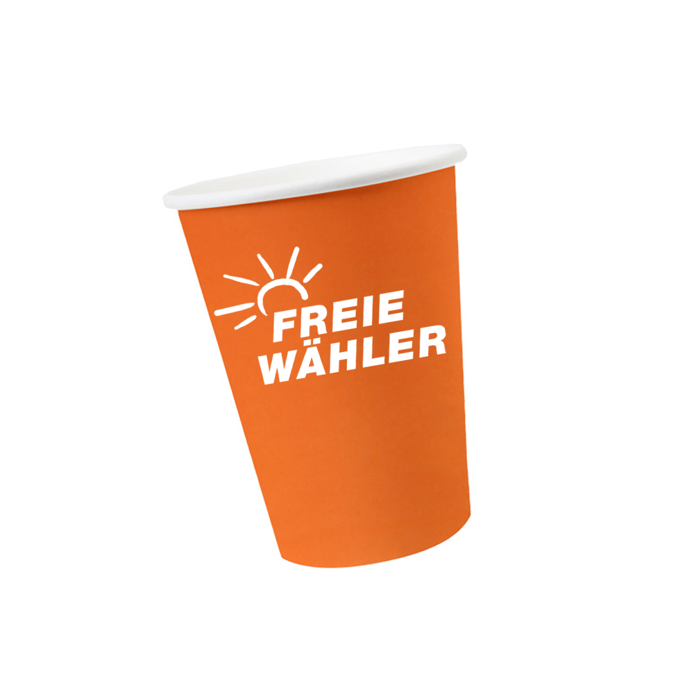FREIE WÄHLER - Pappbecher 200ml 