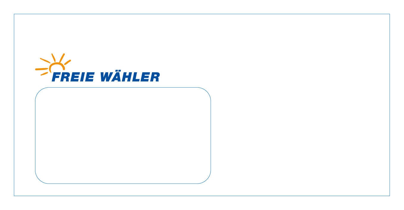 FREIE WÄHLER - Briefumschläge